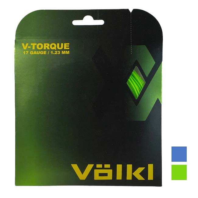 【単張パッケージ品】フォルクル(Volkl) V-Torque Vトルク (1.18mm／1.23mm／1.28mm) 硬式テニス ポリエステルガット(25y3m)