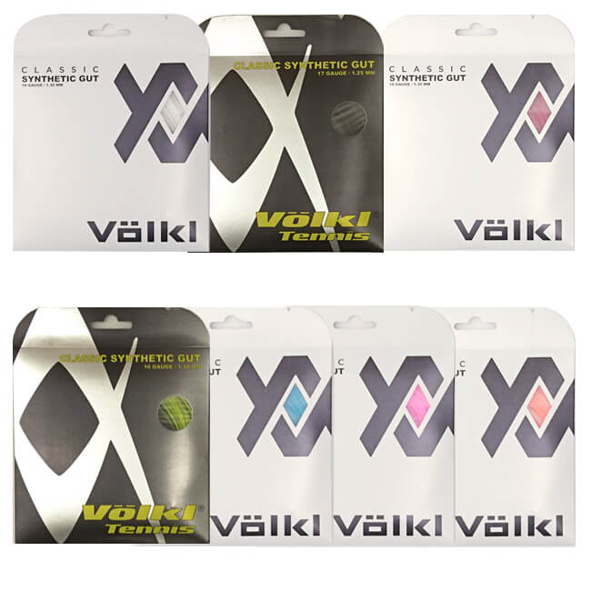[単張パッケージ品]フォルクル(Volkl) クラシック シンセティックガット 17(1.25mm)／16(1.30mm) 硬式テニス モノフィラメントガット (19y4m)