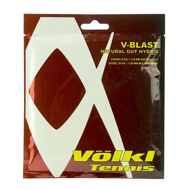 [単張パッケージ品]フォルクル(Volkl) Vブラスト V-Blast 17(1.25mm)／16(1.30mm) 硬式テニス ハイブリッドガット V21021／V21022(19y4m)