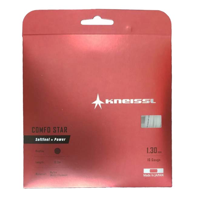 「単張パッケージ品」クナイスル(KNEISSL) コンフォスター130 16(1.30mm) KTS02NA 硬式テニス マルチフィラメントガット KTS02-NA ナチュラル(24y3m)