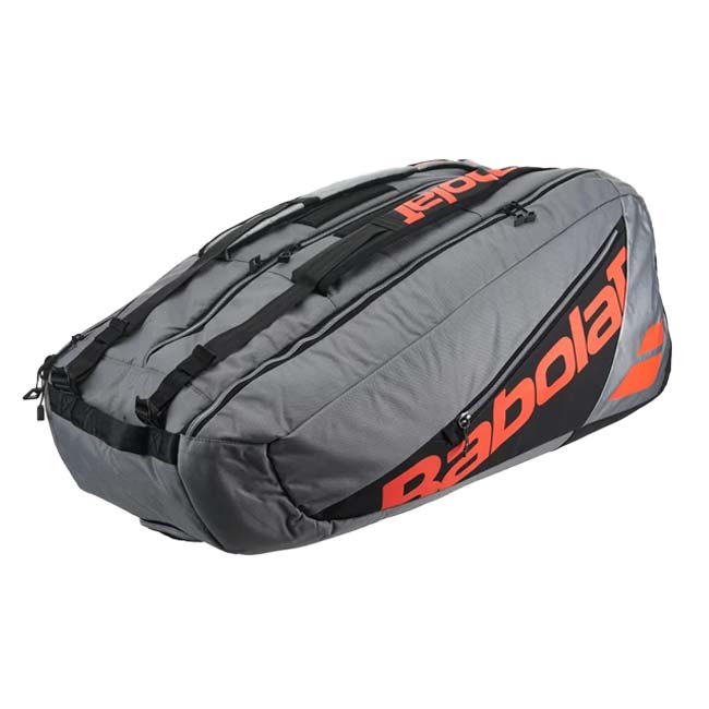 【９本収納】バボラ(Babolat) 2025 RH9 PURE STRIKE ラケットホルダー9 ピュア ストライク ラケットバッグ テニスバッグ 751248-100 カーボングレー(25y9m)