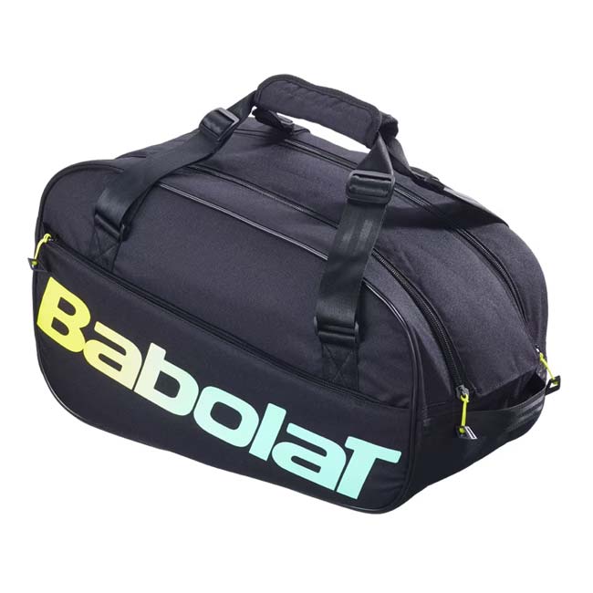 【パデルラケット／ピックルボールラケット収納可】バボラ(Babolat) 2025 Court S コートエス ダッフルバッグ 759022-264 ブラック×マルチカラー(25y7m)
