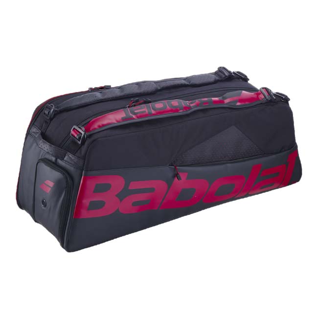 【バドミントン・硬式テニスジュニアラケット収納可能】バボラ(Babolat) Cross Pro Bad クロス プロ バド ラケットバッグ 757020-100 ブラック×レッド(25y4m)