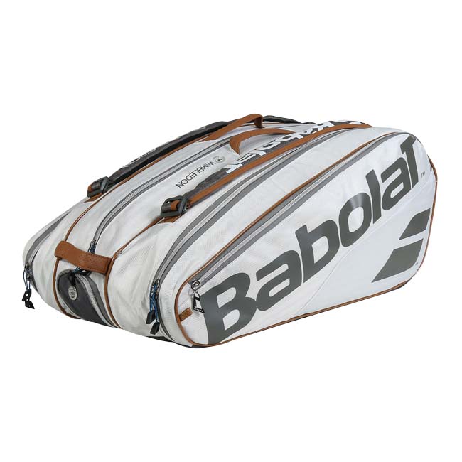「９本収納」バボラ(Babolat) 2024 RH9 Pure Wimbledon ピュア ウィンブルドン ラケットバッグ テニスバッグ 751229-101ホワイト(24y7m)