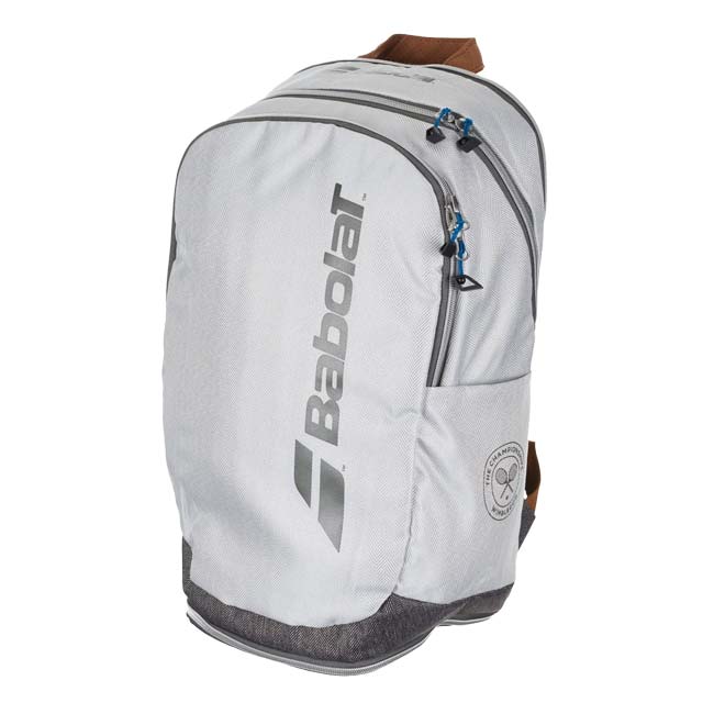 「ラケット収納可」バボラ(Babolat) 2024 Court Backpack Wimbledon コート バックパック ウィンブルドン 753107-101ホワイト(24y7m)