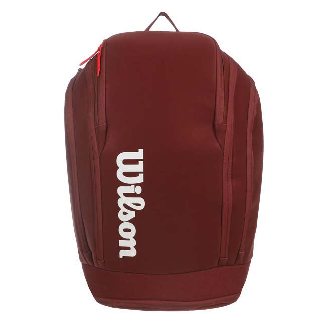 【ラケット収納可】ウィルソン(Wilson) 2026 DEFYER ディファイア V1 バックパック リュックサック テニスバッグ WRB0000901NS バーガンディ(26y7m)