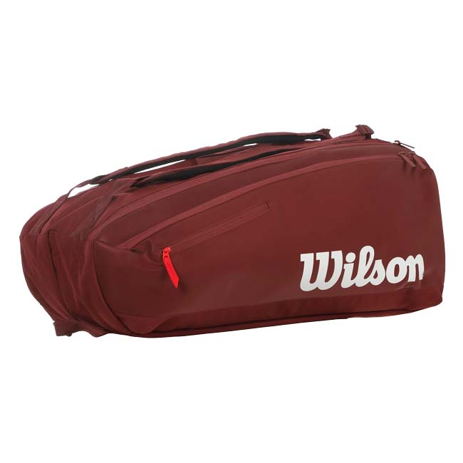 【９本収納】ウィルソン(Wilson) 2026 DEFYER ディファイア V1 ラケットバッグ 9PK テニスバッグ WR8058101001 バーガンディ(26y7m)
