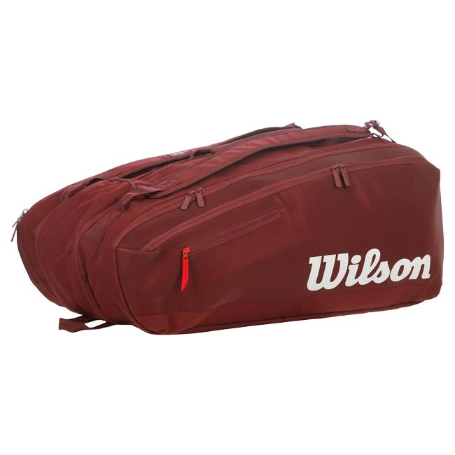【１５本収納】ウィルソン(Wilson) 2026 DEFYER ディファイア V1 ラケットバッグ 15PK テニスバッグ WR8058001001 バーガンディ(26y7m)