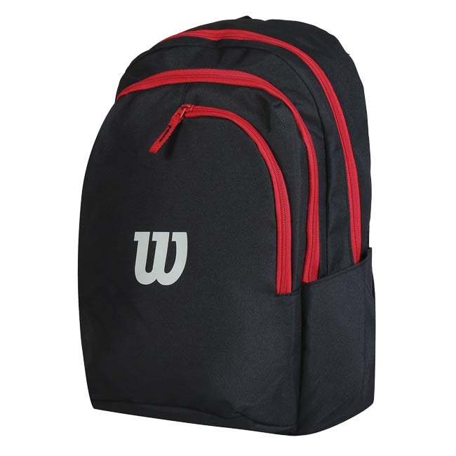 【ラケット収納可】ウィルソン(Wilson) ADVANTAGE BACKPACK アドバンテージ バックパック リュックサック WR8041901001 ブラック(26y3m)