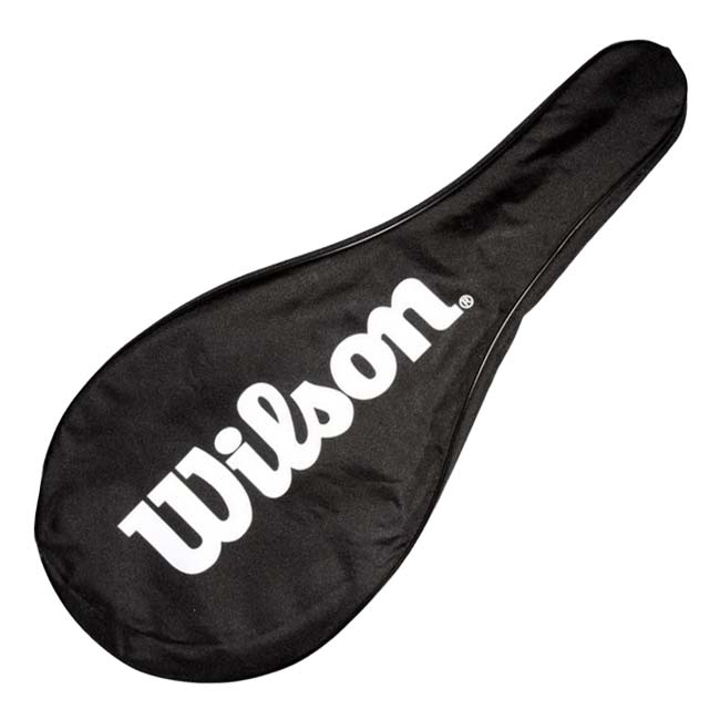 【ラケット収納可】ウィルソン(Wilson) FULL GENERIC TENNIS RACKET COVER 汎用テニスラケットカバー フルカバー WRC600200 ブラック×ホワイト(25y12m)