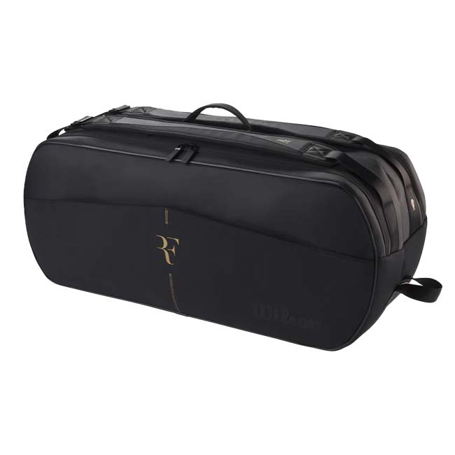 【ロジャー・フェデラー】【９本収納】ウィルソン(Wilson) 2025 LAVER CUP レーバーカップ RF トーナメントバッグ 9PK WR8048601001 ブラック(25y12m)