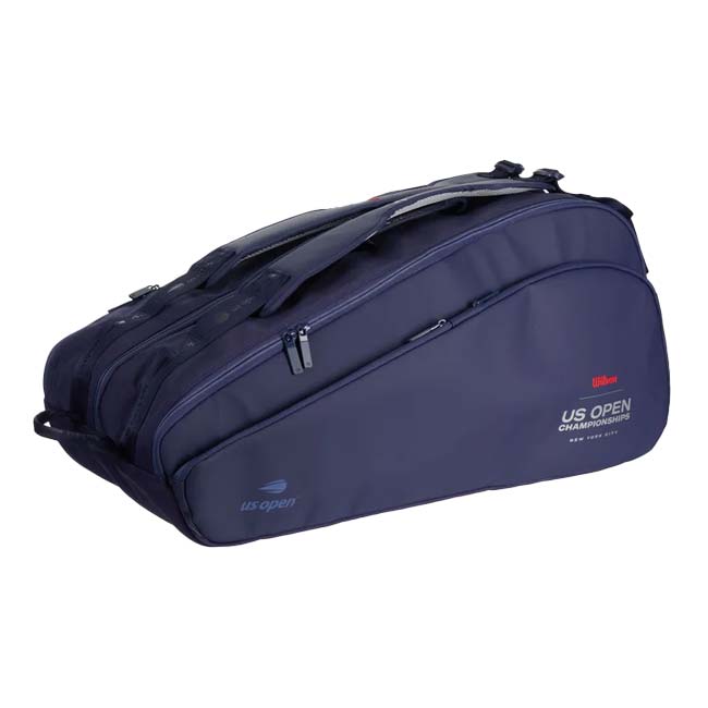 【１２本収納】ウィルソン(Wilson) 2025 US OPEN TOUR ツアー 12PK ラケットバッグ テニスバッグ 全米オープン WR8045901001 ネイビー(25y9m)