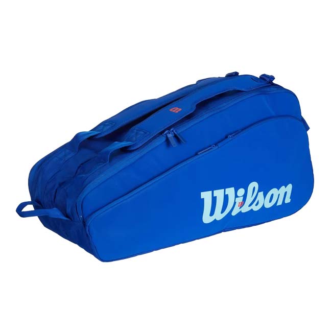 【６本収納】ウィルソン(Wilson) 2025 ウルトラ V5 TOUR 6PK ラケットバッグ WR8044401001 ブルー(25y9m)