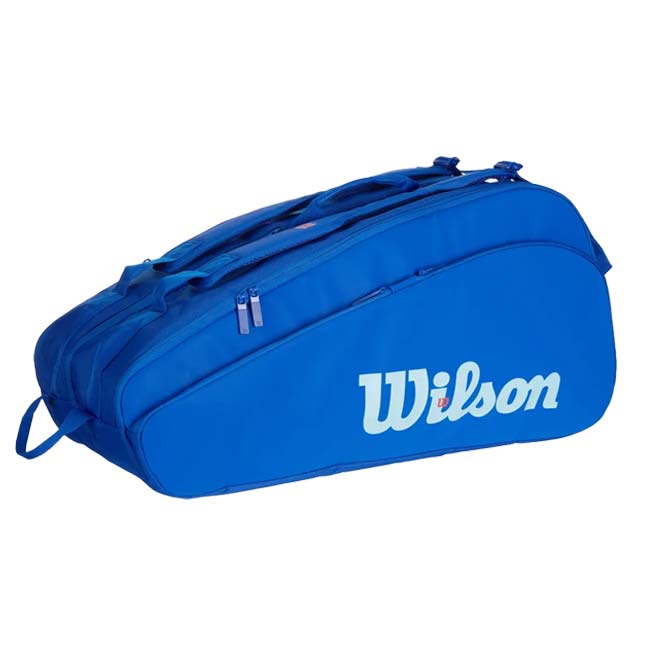 【１２本収納】ウィルソン(Wilson) 2025 ULTRA V5 TOUR 12PK ウルトラV5ツアー12PK ラケットバッグ WR8044301001 ブルー(25y7m)