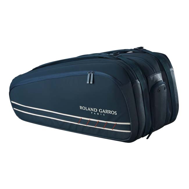 【20%OFFクーポン対象】【セッションソワレモデル】【１５本収納】ウィルソン(Wilson) 2025 RG スーパーツアー15PK ラケットバッグ テニスバッグ WR8043001001 ダークネイビー(25y5m)