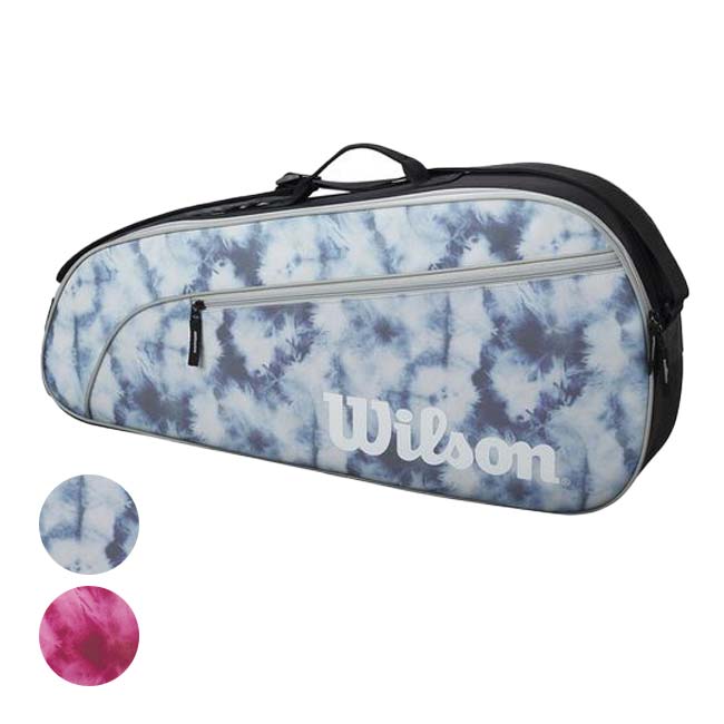 「ジュニアラケット用」「３本収納」ウィルソン(Wilson) 2024 ジュニア ユース ラケットバッグ ワンショルダータイプ WR8030402001／WR8030401001(24y11m)