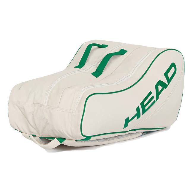 【アーサー・アッシュ】【９本収納】ヘッド(HEAD) Arthur Ashe ラケットバッグ L 9PK テニスバッグ 262055-WHGE ホワイト×グリーン(26y1m)