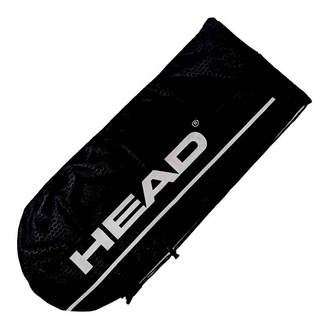 ヘッド(HEAD) テニスラケット ソフトケース 1本収納 ブラック ラケットバッグ 巾着タイプ (24y6m)