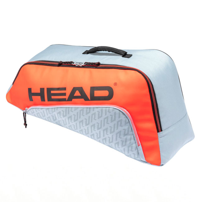 ヘッド(HEAD) 2021 ジュニア COMBI REBEL コンビレベル ジュニア用ラケットバッグ テニスバッグ 283481-GROR グレー×オレンジ(21y2m)