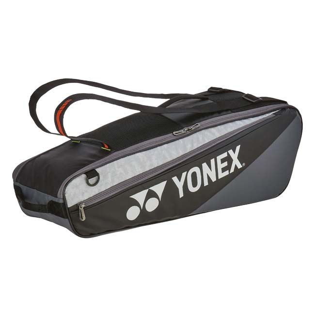 【バドミントン・テニスジュニアラケット収納可能】ヨネックス(YONEX) CLUB ラケットバッグ 6PCS バドミントン テニスバッグ BA52526EX-007 ブラック(26y3m)