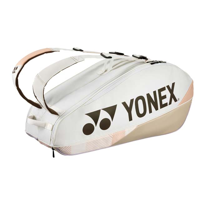 「６本収納」ヨネックス(YONEX) 2024 PROシリーズ ラケットバッグ6 テニスバッグ BAG2402R-194サンドベージュ(24y8m)
