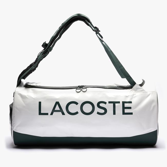 [ラケット収納可]Lacoste×Tecnifibre(ラコステｘテクニファイバー) ラケットパック L テニスバッグ 40L20BAG20-000 ホワイト(21y6m)