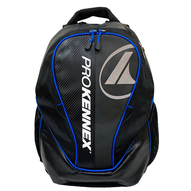 「ラケット収納可」プロケネックス(ProKennex) 2021 キネティック バックパック テニスバッグ リュックサック AYBG2008-ブラック×ブルー(21y12m)