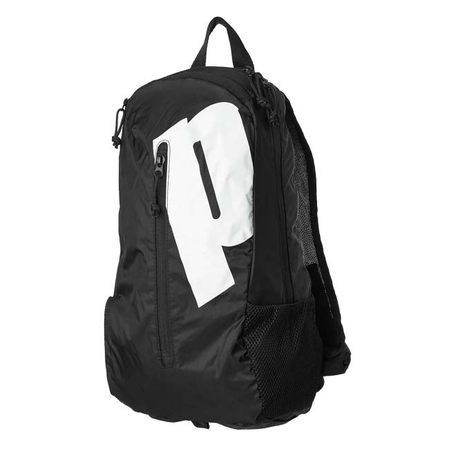 【ラケット収納可】プリンス(Prince) Court コート パッカブル バックパック コンパクト収納 折りたたみバッグ 6B009101ST ブラック(26y1m)