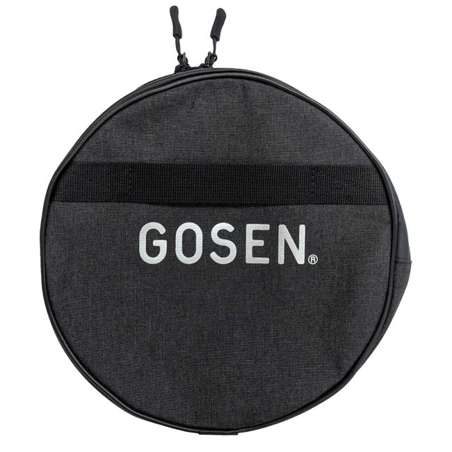 ゴーセン(Gosen) ユニセックス ストリングバッグ ラウンドポーチ サーモ機能付き ZBASB ブラック(26y10m)