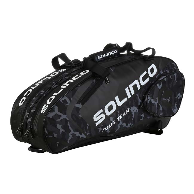 「６本収納」ソリンコ(SOLINCO) TOUR TEAM CAMO 6R ツアーチーム カモ 6R ラケットバッグ テニスバッグ 1920567-ブラックカモ(24y6m)