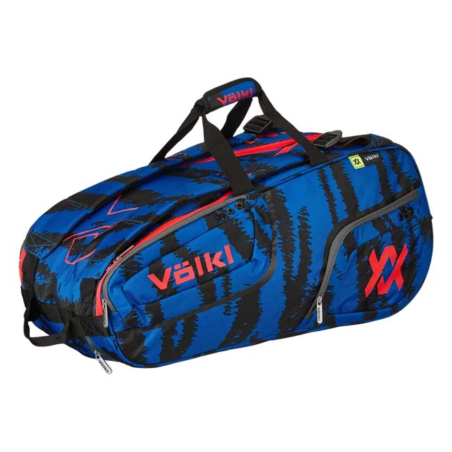 【６本収納】フォルクル(Volkl) ZEBRA COMBI BAG ゼブラ コンビバッグ ラケットバッグ テニスバッグ V75553 ブルー(26y10m)