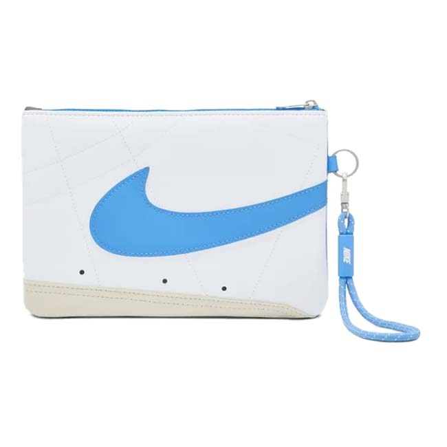 ナイキ(NIKE) 2025 SP ユニセックス アイコン ブレザー リストレット ポーチ 小物入れ N1009949-156 WH×ユニバーシティブルー(25y5m)