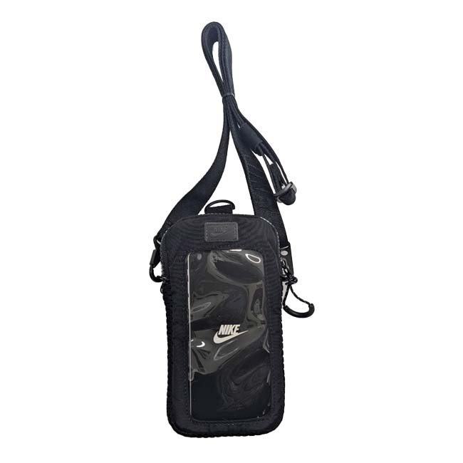 売切り終了！在庫処分特価】ナイキ(NIKE) TECH テック ステートメント フォーンクロスボディ スマホ収納ボディバッグ NS2021-013ブラック(24y10m)