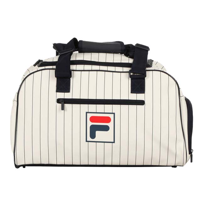 FILA(フィラ) 2024 ヘリテージ スモールスポーツバッグ ボストンバッグ FAB24201-2012ホワイト(24y11m)