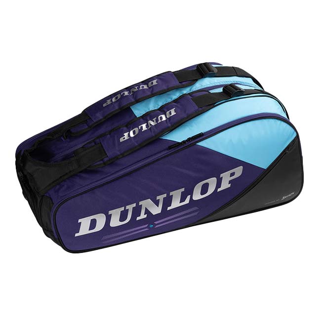【10％OFFマジッククーポン対象】売切り終了！在庫処分特価】【８本収納】ダンロップ(DUNLOP) 2025 プロラインシリーズ ラケットバッグ8 テニスバッグ DTC-2681 バイオレット×Nブルー(25y11m)
