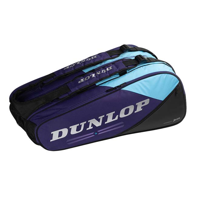 【10％OFFマジッククーポン対象】売切り終了！在庫処分特価】【１２本収納】ダンロップ(DUNLOP) 2025 プロラインシリーズ ラケットバッグ12 テニスバッグ DTC-2680 バイオレット×Nブルー(25y11m)