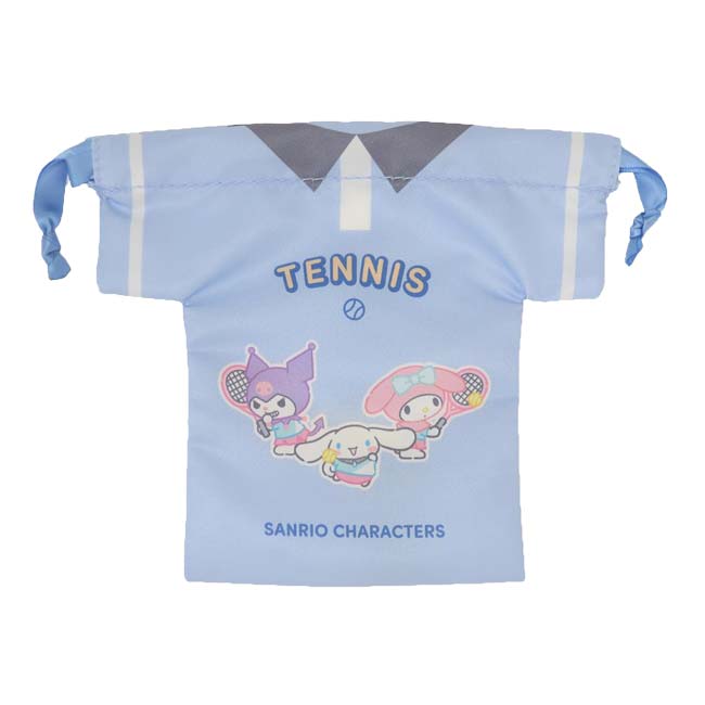 【かわいいユニフォーム型】サンリオ(Sanrio) サンリオキャラクターズ ユニフォーム巾着 テニス部 部活 きんちゃくポーチ 小物入れ 305738(25y5m)