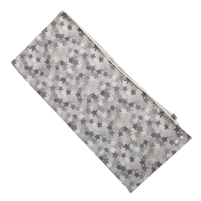 「ラケットケース 便利なソフトタイプ」「２本収納」フェリーチェ(felice) テニスラケット用 ソフトケース 迷彩星柄(カモスター柄) ライトグレー(24y11m)