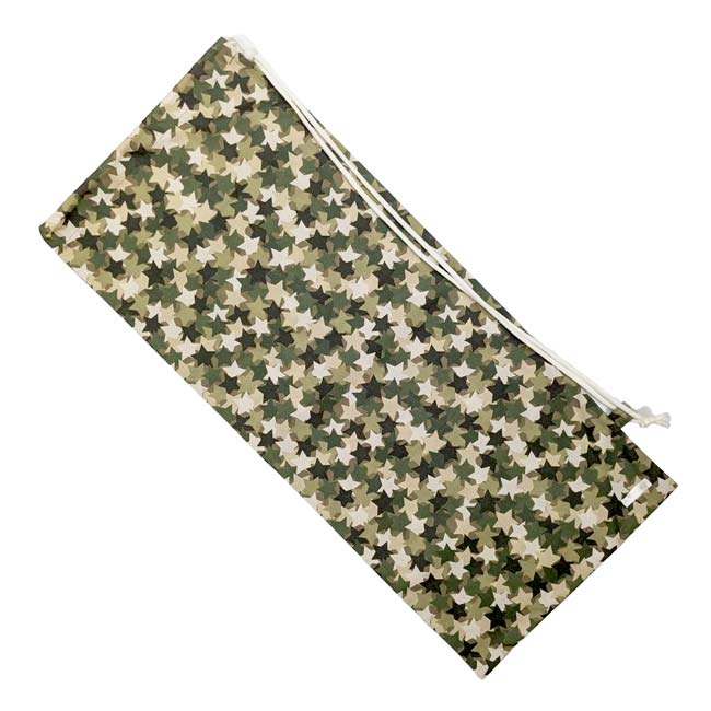 「ラケットケース 便利なソフトタイプ」「２本収納」フェリーチェ(felice) テニスラケット用 ソフトケース 迷彩星柄(カモスター柄) ベージュ(24y11m)