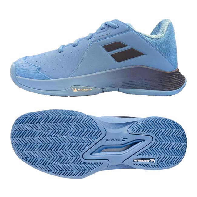 バボラ(Babolat) ジュニア PROPULSE プロパルス CLAY BOY クレーコート用 ジュニアテニスシューズ 3J2S25A750-4035 ドライブブルー(25y9m)