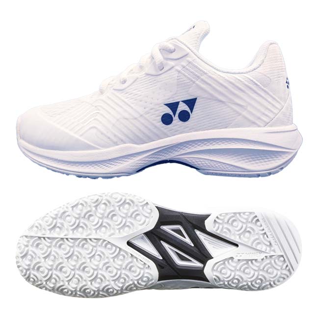 ヨネックス(YONEX) 2025 ユニセックス パワークッション ソニケージ ワイド GC オムニクレーコート用テニスシューズ SHTSCWG-011ホワイト(25y2m)