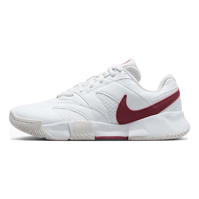 ナイキ(NIKE) 2026 FA レディース Court Lite 4 コート ライト 4 HC ハードコート用テニスシューズ FD6575-114 ホワイト×ピンクS×Vグレー(26y7m)