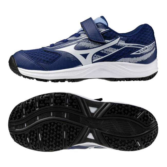 ミズノ(MIZUNO) 2025 ジュニア BREAK SHOT 5 Jr. ブレイクショット5 ジュニア OC オムニクレーコート用テニスシューズ 61GB2548-15 ブルー×ホワイト(25y10m)