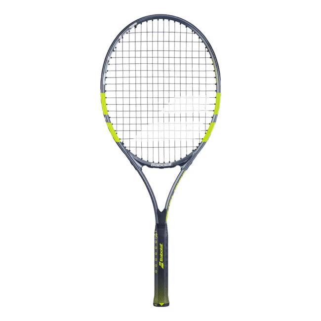 バボラ(Babolat) 2026 Carlitos カルリトス JR26 (240g) 海外正規品 硬式テニスジュニアラケット 140552-100 グレー×フルオイエロー(26y3m)[NC]