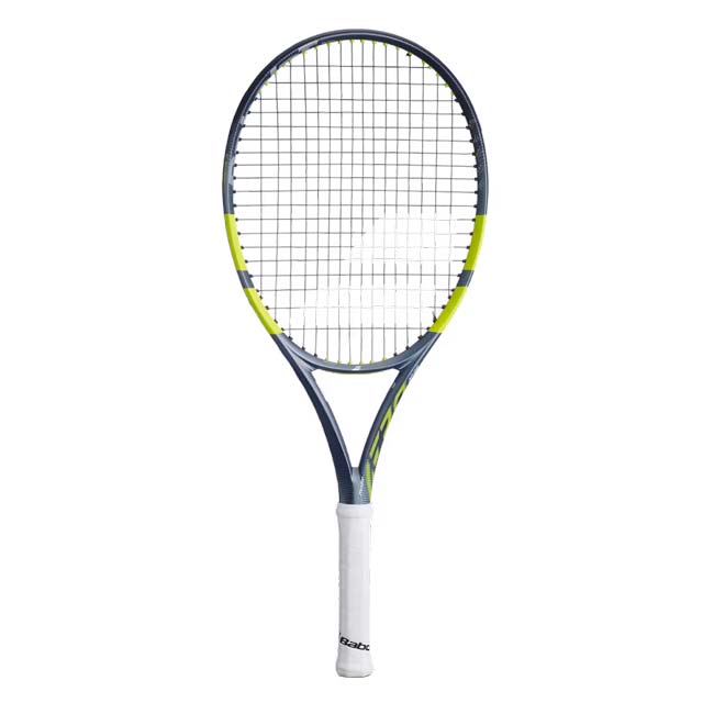 グラファイト】バボラ(Babolat) 2026 PURE AERO ピュアアエロ JR26 (250g) 海外正規品 硬式テニスジュニアラケット 140520-100 Mグレー×Fイエロー(26y3m)[NC]