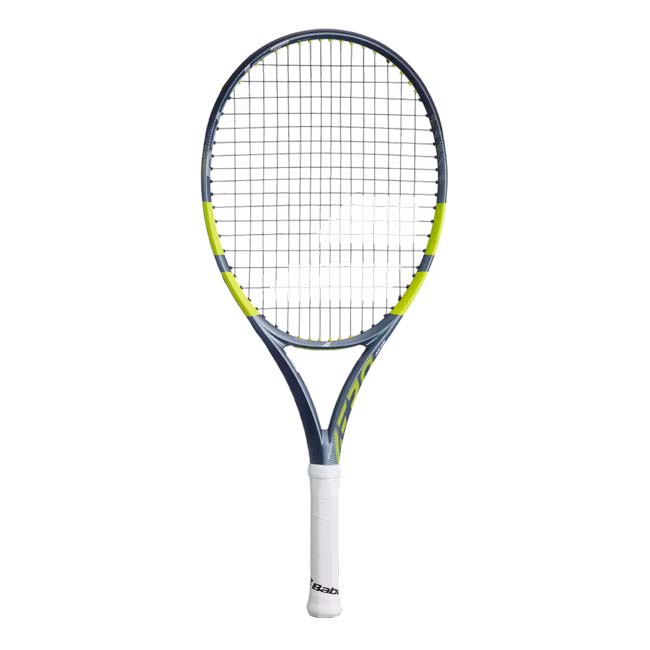 グラファイト】バボラ(Babolat) 2026 PURE AERO ピュアアエロ JR25 (235g) 海外正規品 硬式テニスジュニアラケット 140538-100 Mグレー×Fイエロー(26y3m)[NC]