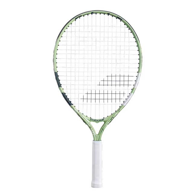 バボラ(Babolat) 2025 ジュニア 21 ウインブルドン (190g) 海外正規品 硬式テニスジュニアラケット 140527-100 ホワイト×グリーン(26y1m)[NC]