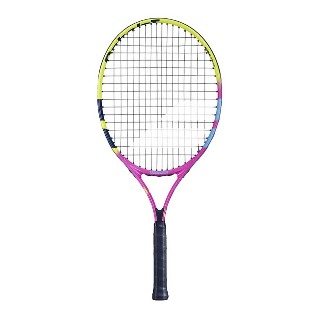 バボラ(Babolat) 2024 NADAL JR 23 ナダル ジュニア 23 (200g) 海外正規品 硬式ジュニアラケット 140503-100 ピンク×イエロー(24y1m)[NC]