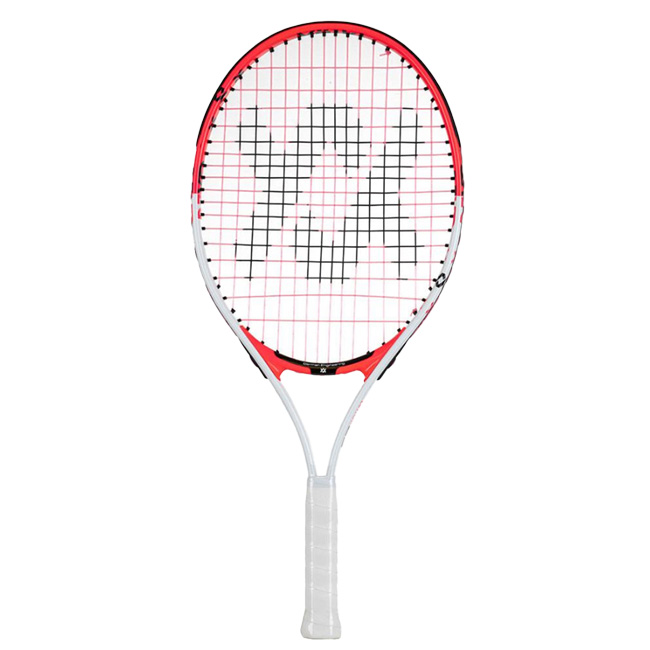 フォルクル(Volkl) 2022 REVOLUTION 23 レボリューション23 (195g) 海外正規品 硬式テニスジュニアラケット V10J23.000-ホワイト×レッド(22y3m)[AC]