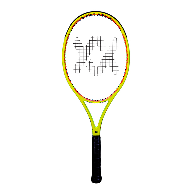 ド派手な高性能ジュニアラケット】フォルクル(Volkl) V-CELL 10 JR 26 Vセル10 ジュニア26 (250g) 海外正規品 硬式テニスジュニアラケット V10J10.0-イエロー(21y9m)[AC]